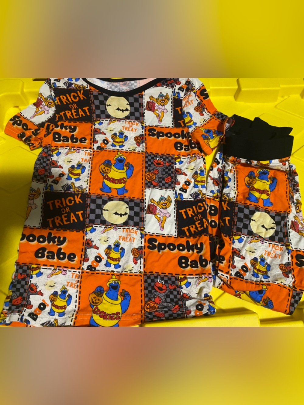 Kids Halloween Bamboo pajamas set 5/6 EUC
